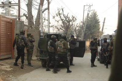 Gunfight breaks out at Awantipore in J&K Gunfight breaks out at Awantipore in J&K