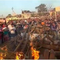 IAF chopper crash: Squadron Leader's last rites performed in R'than