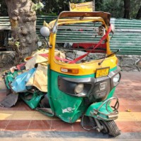 Four die as truck overturns on auto near Delhi's IGI stadium