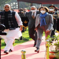 French Defence Minister Florence Parly in India, reviews military ties