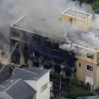 3 dead in Japan building fire, arson suspected