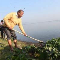 Assam Minister launches cleanliness drive in Deepor Beel lake