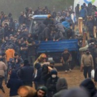 4,840 trucks lined up at Belarusian border awaiting entry into EU