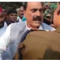 FIR lodged against SP MLA, workers after scuffle with police in Chandauli