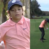 Mark Waugh, Vaughan praise Woods Jr's golfing skills