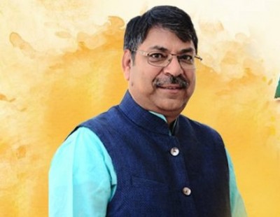 Raje attends BJP core group meeting for first time with Poonia as party prez Raje attends BJP core group meeting for first time with Poonia as party prez