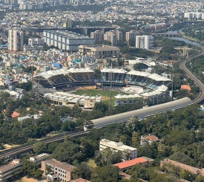 Modi catches fleeting view of 'interesting' Ind-Eng 2nd Test Modi catches fleeting view of 'interesting' Ind-Eng 2nd Test