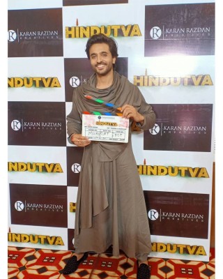 Ashish Sharma starts shooting for Karan Razdan's 'Hindutva' Ashish Sharma starts shooting for Karan Razdan's 'Hindutva'