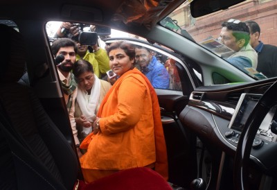 BJP MP Pragya Thakur re-admitted to AIIMS after 'breathing issue' BJP MP Pragya Thakur re-admitted to AIIMS after 'breathing issue'