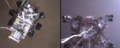 NASA releases audio from Mars, video of Perseverance landing