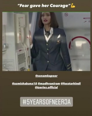 'Neerja' turns 5: Ram Madhvani gets nostalgic, Sonam posts about courage 'Neerja' turns 5: Ram Madhvani gets nostalgic, Sonam posts about courage