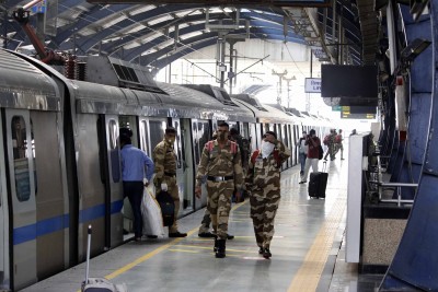 CISF trooper saves Metro passenger's life CISF trooper saves Metro passenger's life