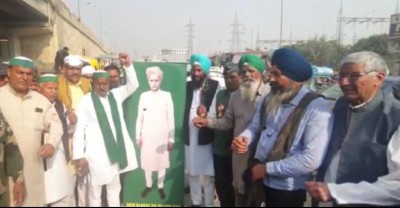 Farmers at Singhu remember Sir Chhotu Ram Farmers at Singhu remember Sir Chhotu Ram