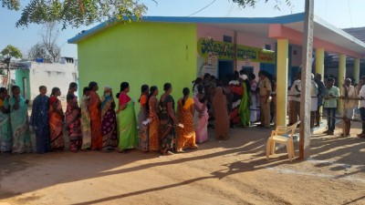 Andhra Pradesh holds Panchayat polls in disputed Kotia Andhra Pradesh holds Panchayat polls in disputed Kotia