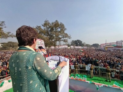 Modi goes abroad but can't meet farmers in Delhi: Priyanka Modi goes abroad but can't meet farmers in Delhi: Priyanka