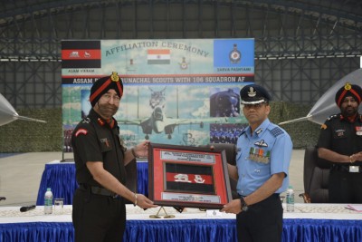 Assam Regiment, Arunachal Scouts sign affiliation with IAF's SU-30 squadron Assam Regiment, Arunachal Scouts sign affiliation with IAF's SU-30 squadron
