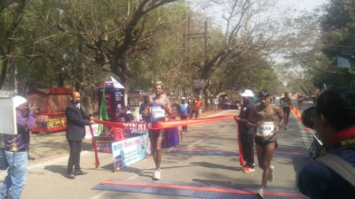 Gurpreet Singh wins 50km race walk event in National C'ships Gurpreet Singh wins 50km race walk event in National C'ships