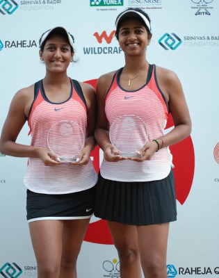 AITA Women's C'ship: Sravya Shivani-Sharmada win doubles title AITA Women's C'ship: Sravya Shivani-Sharmada win doubles title