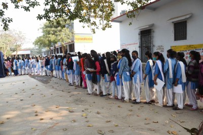 Class 10 exams begin in Bihar amid tight security Class 10 exams begin in Bihar amid tight security