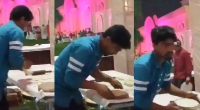 Man arrested for spitting on dough while preparing 'rotis' in UP Man arrested for spitting on dough while preparing 'rotis' in UP