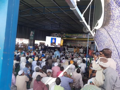 Artists perform 'Ragini' in support of farmers at Ghazipur Artists perform 'Ragini' in support of farmers at Ghazipur