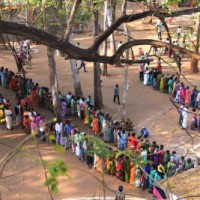 Final phase of Panchayat polls underway in Andhra