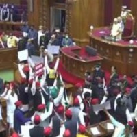 SP creates ruckus in Assembly, then walks out