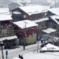 Fresh snowfall on J&K mountains
