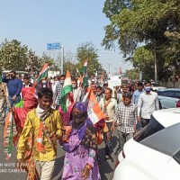 Congress activists protest in Gurugram against fuel price hike