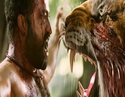 Rajamouli on Jr NTR: 'He looked like a roaring tiger as he ran barefoot in Bulgaria's dense forests' Rajamouli on Jr NTR: 'He looked like a roaring tiger as he ran barefoot in Bulgaria's dense forests'