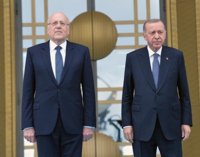 Turkish President, Lebanese PM vow to enhance cooperation Turkish President, Lebanese PM vow to enhance cooperation