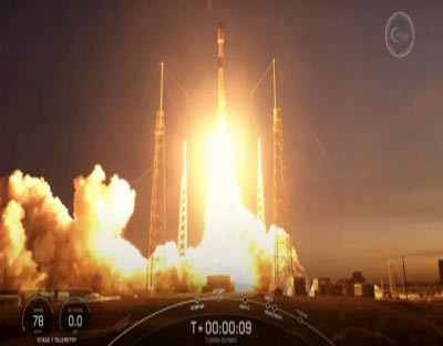 SpaceX launches Italian Earth-observation satellite SpaceX launches Italian Earth-observation satellite