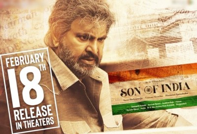 Mohan Babu's 'Son Of India' to hit the screens on Feb 18 Mohan Babu's 'Son Of India' to hit the screens on Feb 18