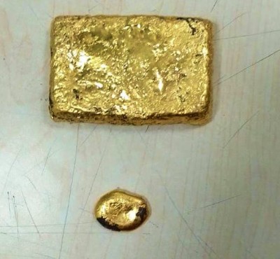 Gold concealed by passenger in rectum seized at Hyderabad aiport Gold concealed by passenger in rectum seized at Hyderabad aiport