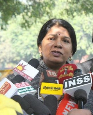 Kanimozhi confident of victory for DMK, allies in civic polls Kanimozhi confident of victory for DMK, allies in civic polls