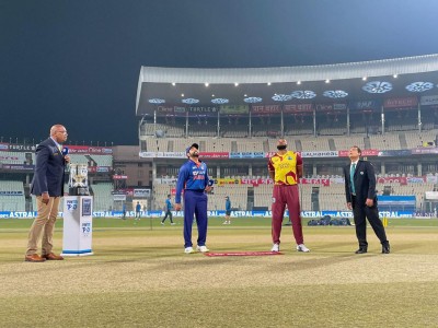 1st T20I: India win toss, opt to bowl against West Indies; Ravi Bishnoi makes debut 1st T20I: India win toss, opt to bowl against West Indies; Ravi Bishnoi makes debut
