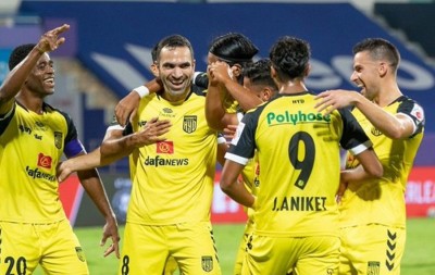 ISL 2021-22: Hyderabad FC consolidate top spot with 3-2 win over FC Goa ISL 2021-22: Hyderabad FC consolidate top spot with 3-2 win over FC Goa