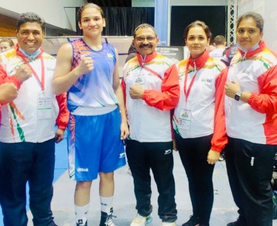 Nandini enters semis; confirms India's first medal at Strandja Memorial Boxing Nandini enters semis; confirms India's first medal at Strandja Memorial Boxing