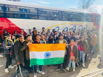 LS Speaker starts helpline, contacts 100 Indian students in Ukraine LS Speaker starts helpline, contacts 100 Indian students in Ukraine