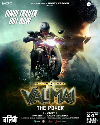 Hindi, Telugu, Kannada versions of Ajith's 'Valimai' trailer released