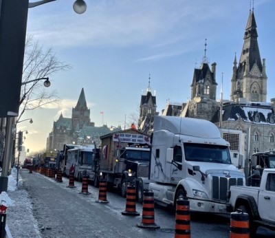 Canada's largest province declares emergency to help end truckers' protest Canada's largest province declares emergency to help end truckers' protest