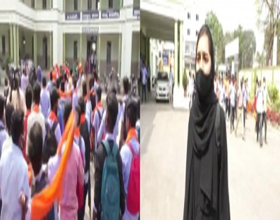Hijab row: Will abide by court order, says student who shouted 'Allah-hu-Akbar' Hijab row: Will abide by court order, says student who shouted 'Allah-hu-Akbar'