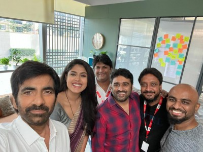 Ravi Teja's 'Ravanasura' goes on floors Ravi Teja's 'Ravanasura' goes on floors