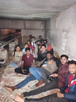 Braving 1 degree Celsius, Indian students find shelter in Ukraine schools Braving 1 degree Celsius, Indian students find shelter in Ukraine schools