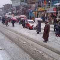 Major snowfall disrupts life across Kashmir