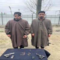 2 hybrid terrorists arrested from J&K's Baramulla