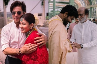 Vignesh Shivan posts pics of Rajini, SRK at his wedding with Nayanthara Vignesh Shivan posts pics of Rajini, SRK at his wedding with Nayanthara