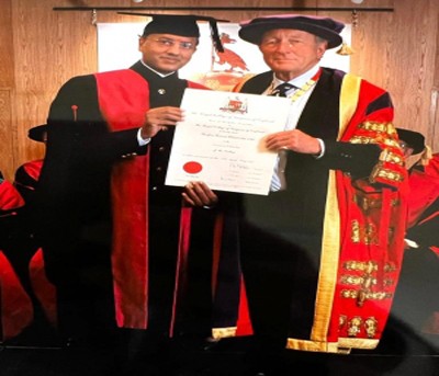 Indian surgeon Raghu Ram receives honour from Royal College of Surgeons