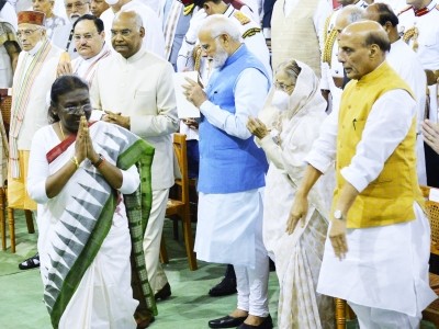 PM wishes President Droupadi Murmu a fruitful presidential tenure PM wishes President Droupadi Murmu a fruitful presidential tenure