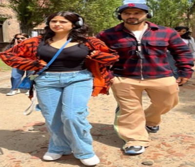 Varun, Janhvi visit Auschwitz concentration camp in prep for 'Bawaal'
